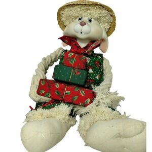 House of Lloyd Flossie Christmas Doll 1990s Rope Arms‎ Country Decor 17"